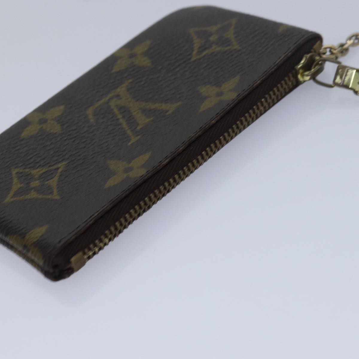 LOUIS VUITTON Monogram Pochette Cles Coin Purse M62650 LV Auth am6585