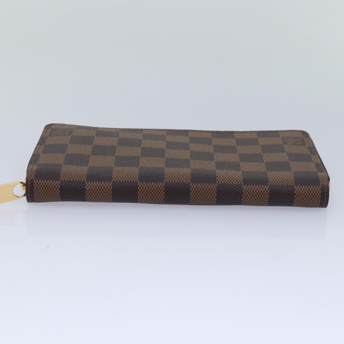 LOUIS VUITTON Damier Ebene Zippy Wallet Long Wallet N41661 LV Auth am6593S