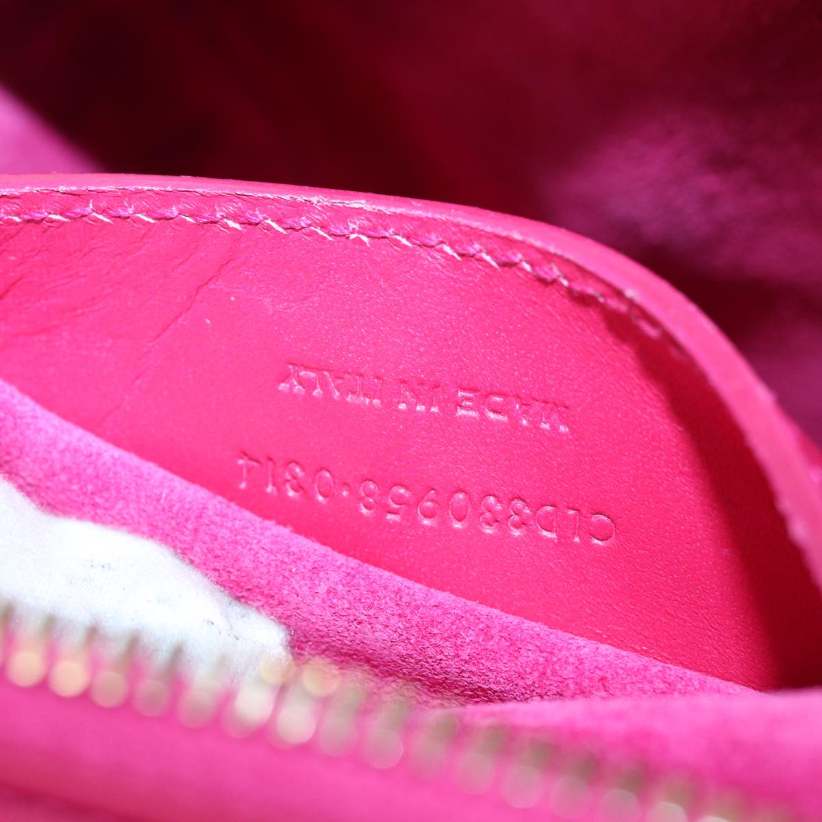 SAINT LAURENT Baby Duffel Hand Bag Leather 2way Red Auth am6711