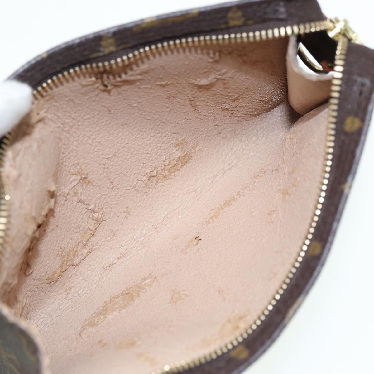 LOUIS VUITTON Monogram Bucket PM Accessory Pouch LV Auth am6740