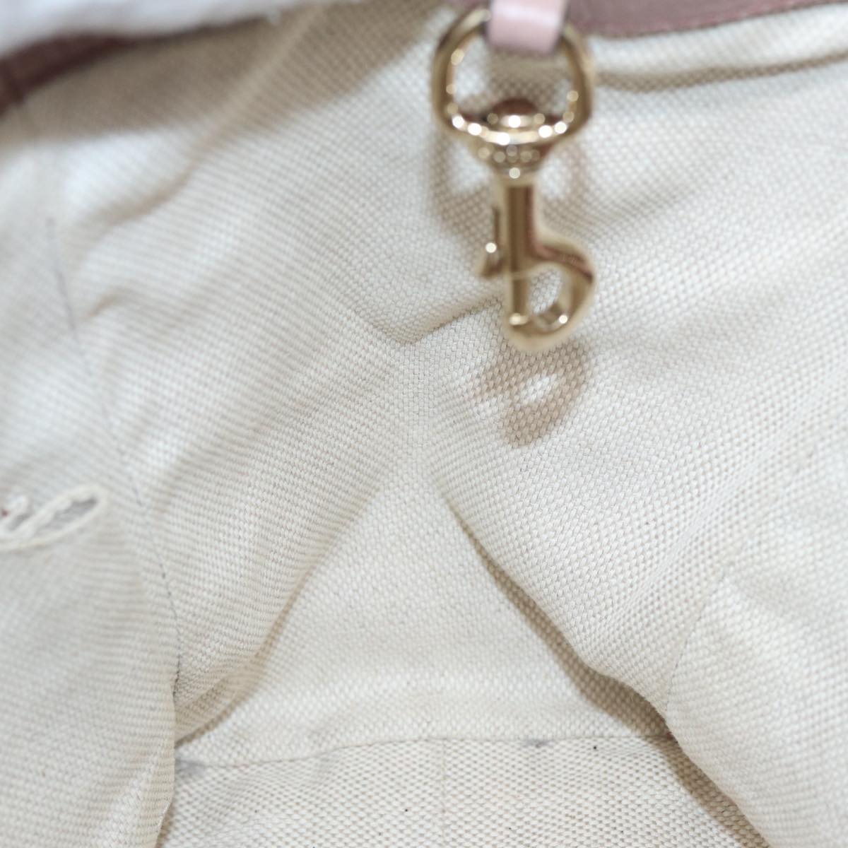 GUCCI Soho Hand Bag Leather 2way Gold Pink 336751 Auth am6760