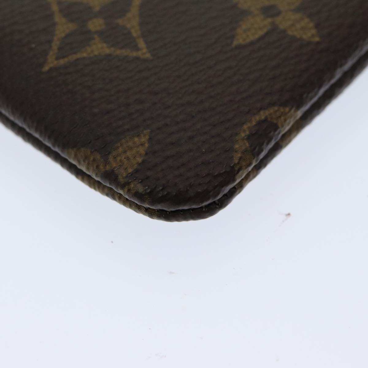 LOUIS VUITTON Monogram Pochette Cles Coin Purse M62650 LV Auth am6784