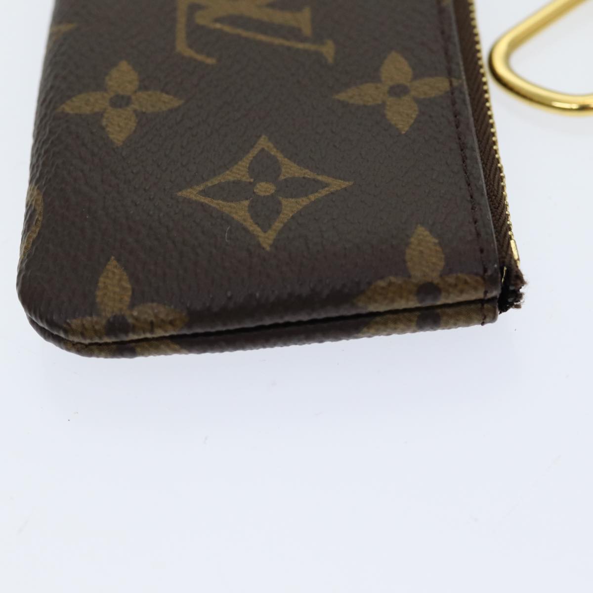 LOUIS VUITTON Monogram Pochette Cles Coin Purse M62650 LV Auth am6784