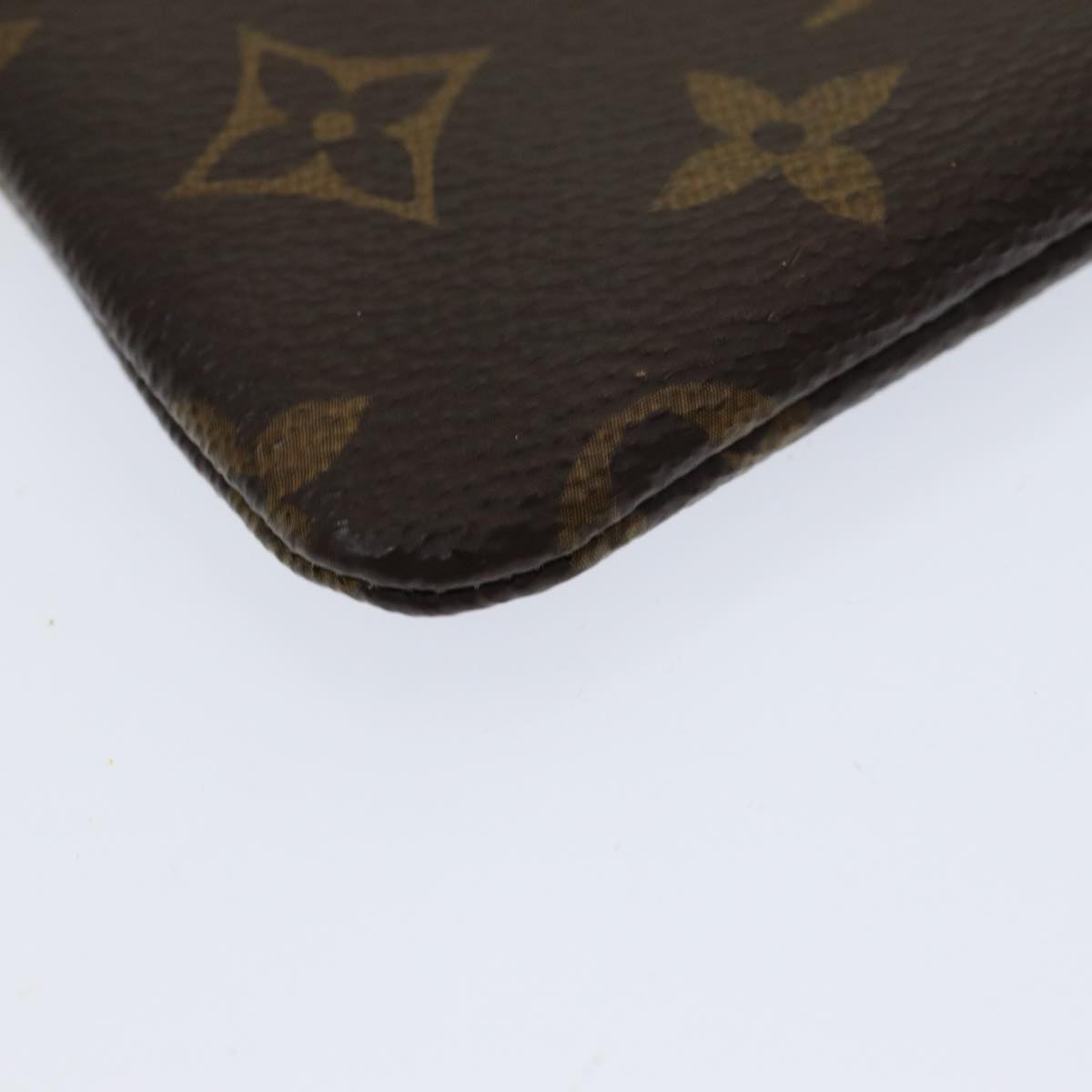 LOUIS VUITTON Monogram Pochette Cles Coin Purse M62650 LV Auth am6785