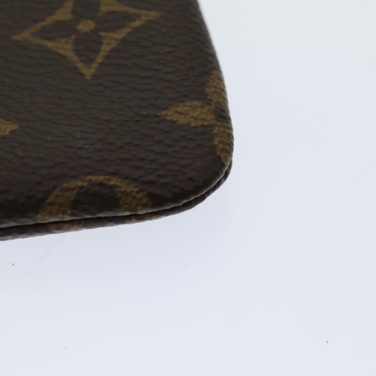 LOUIS VUITTON Monogram Pochette Cles Coin Purse M62650 LV Auth am6785