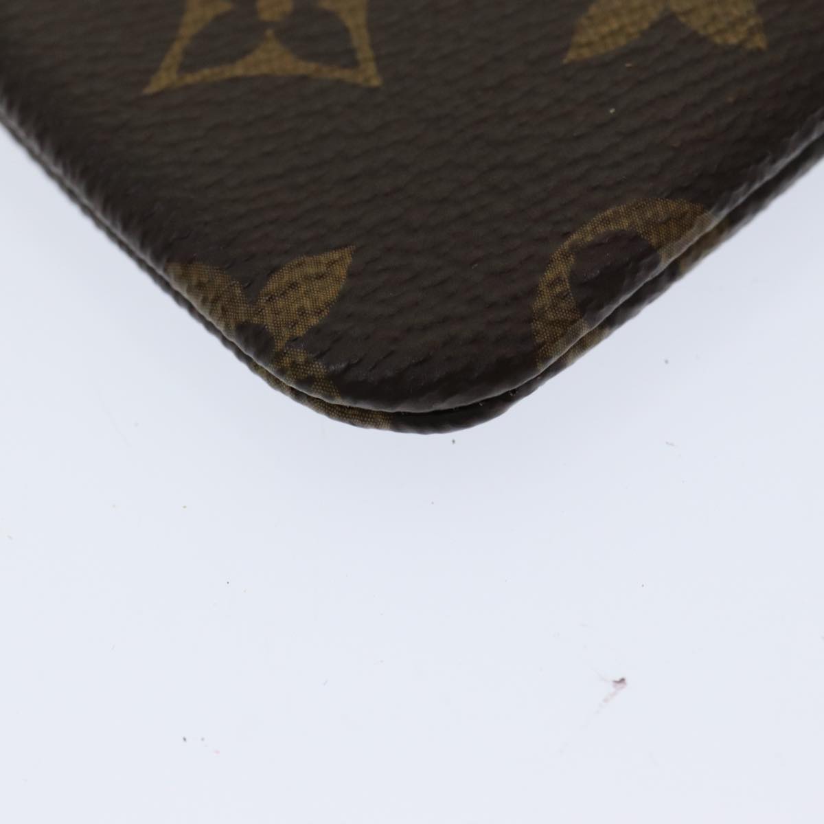 LOUIS VUITTON Monogram Pochette Cles Coin Purse M62650 LV Auth am6785