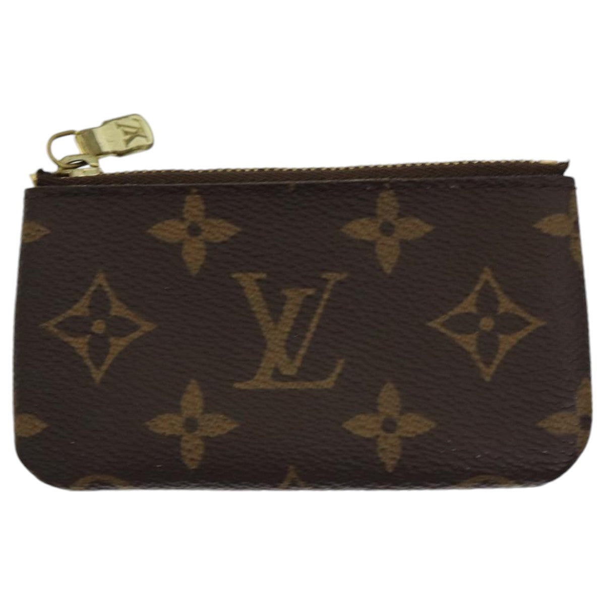 LOUIS VUITTON Monogram Pochette Cles Coin Purse M62650 LV Auth am6785