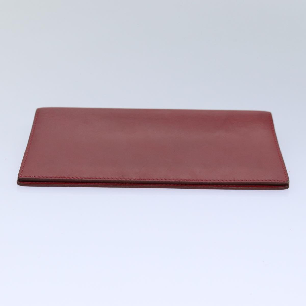 HERMES Agenda A6 Day Planner Cover Leather Red Auth am6805