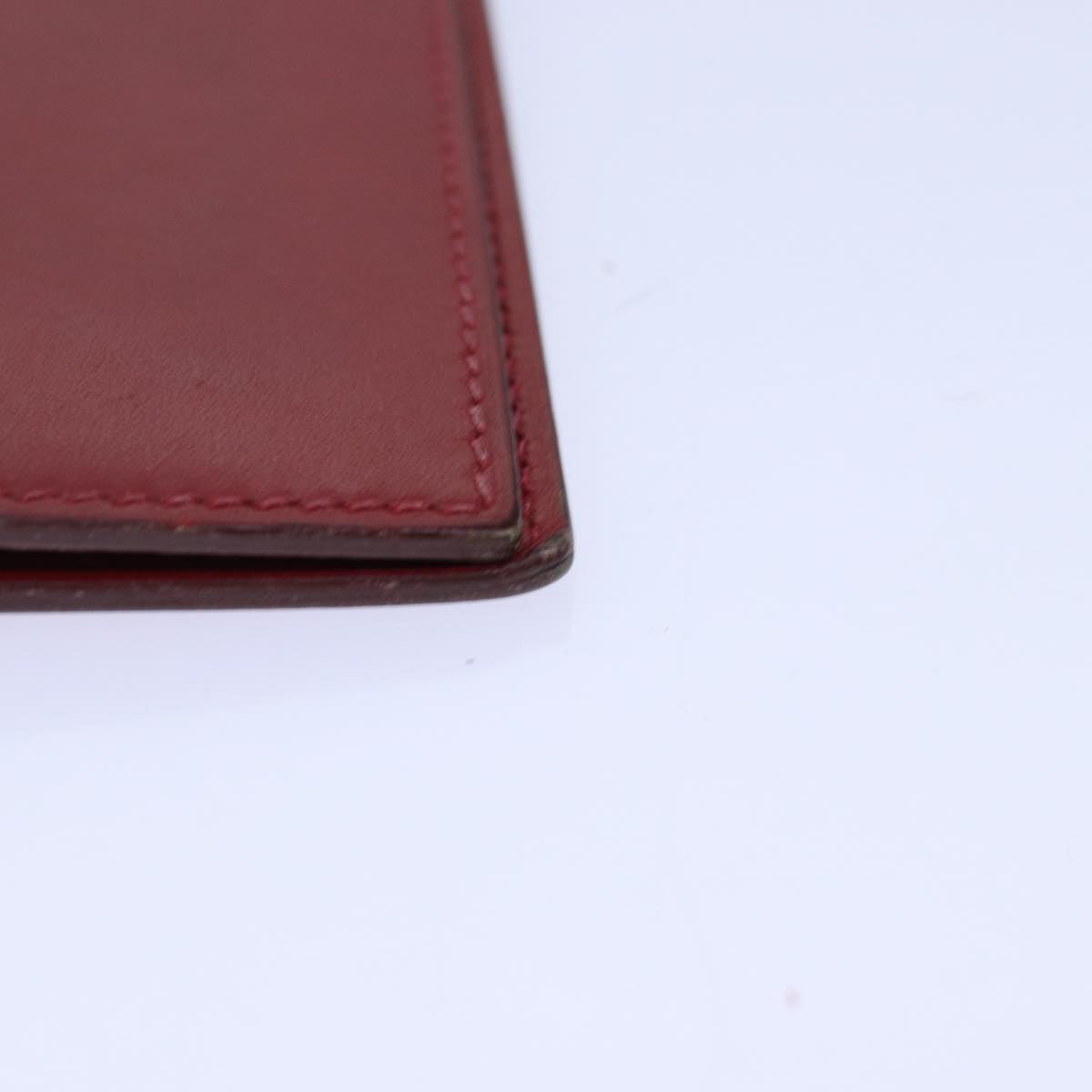 HERMES Agenda A6 Day Planner Cover Leather Red Auth am6805