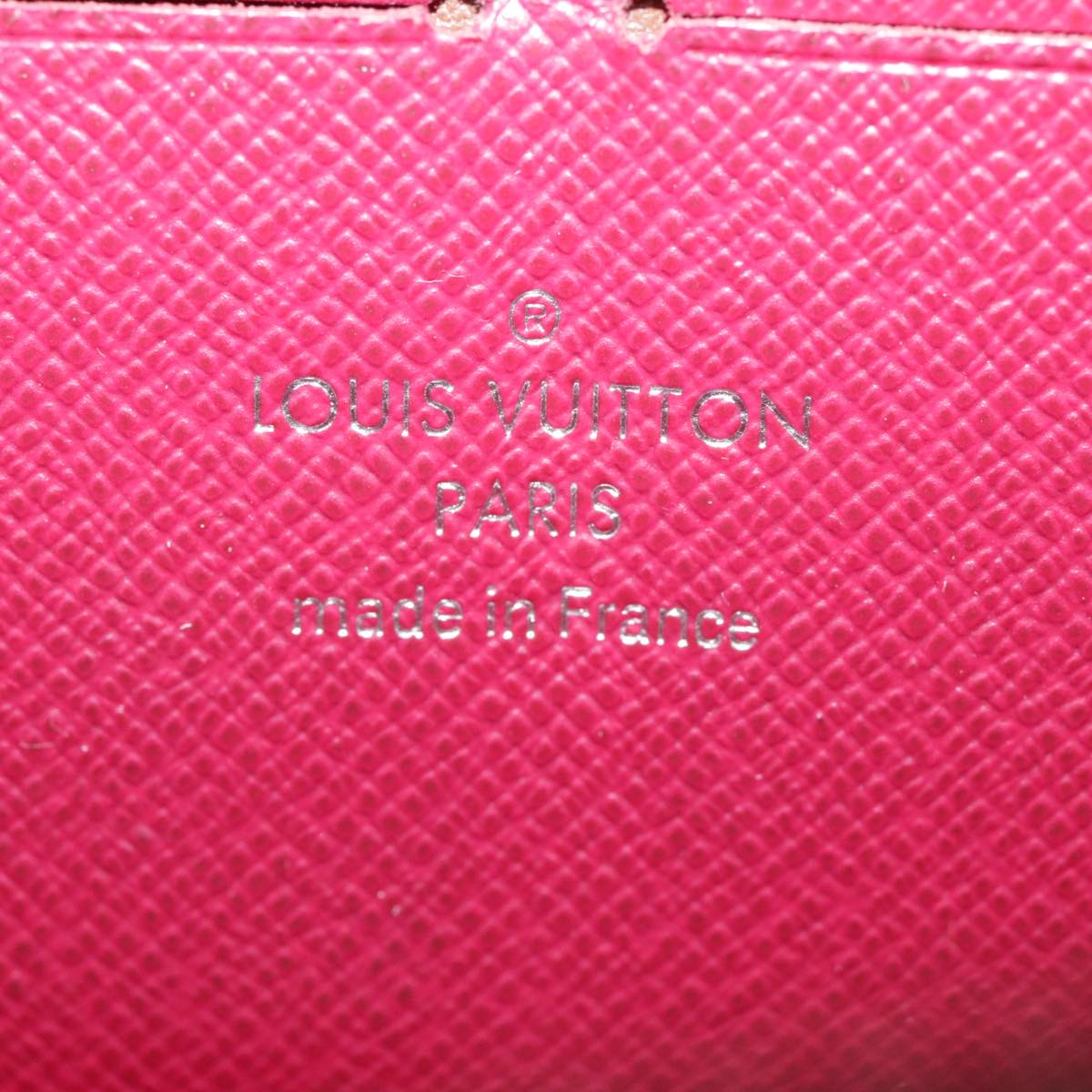 LOUIS VUITTON Epi Zippy Wallet Long Wallet Fuchsia Pink M60305 LV Auth am6820