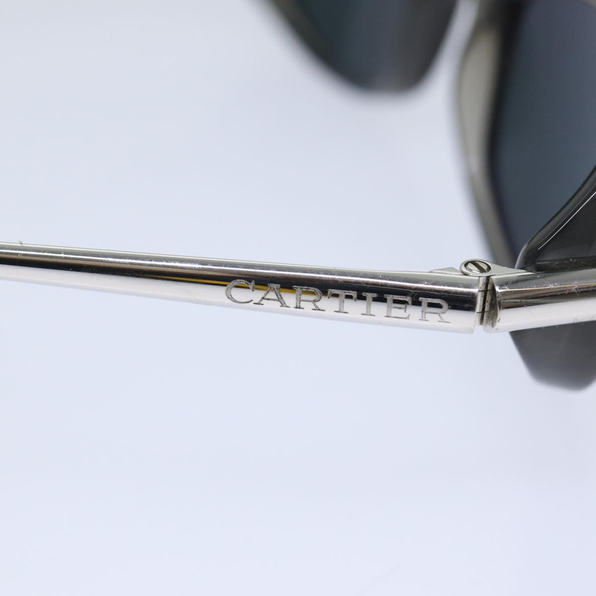 CARTIER Sunglasses plastic Black Auth am6822