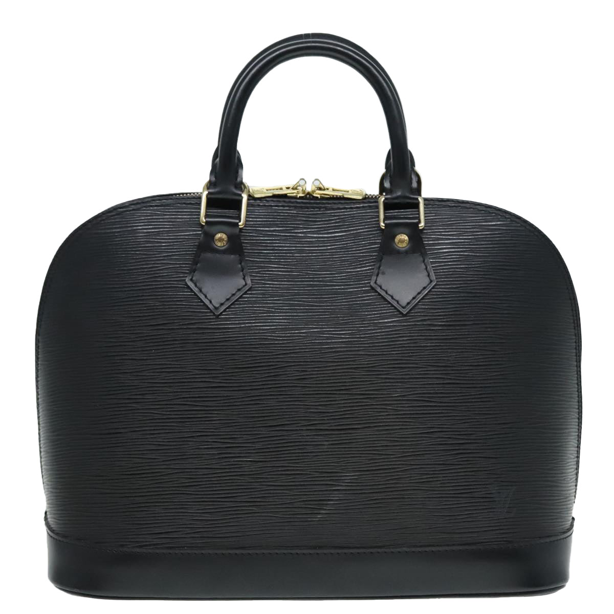 LOUIS VUITTON Epi Alma Hand Bag Black M52142 LV Auth am6836A