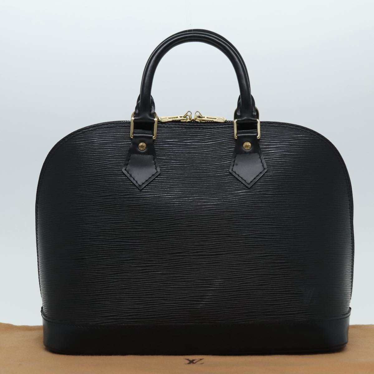 LOUIS VUITTON Epi Alma Hand Bag Black M52142 LV Auth am6836A