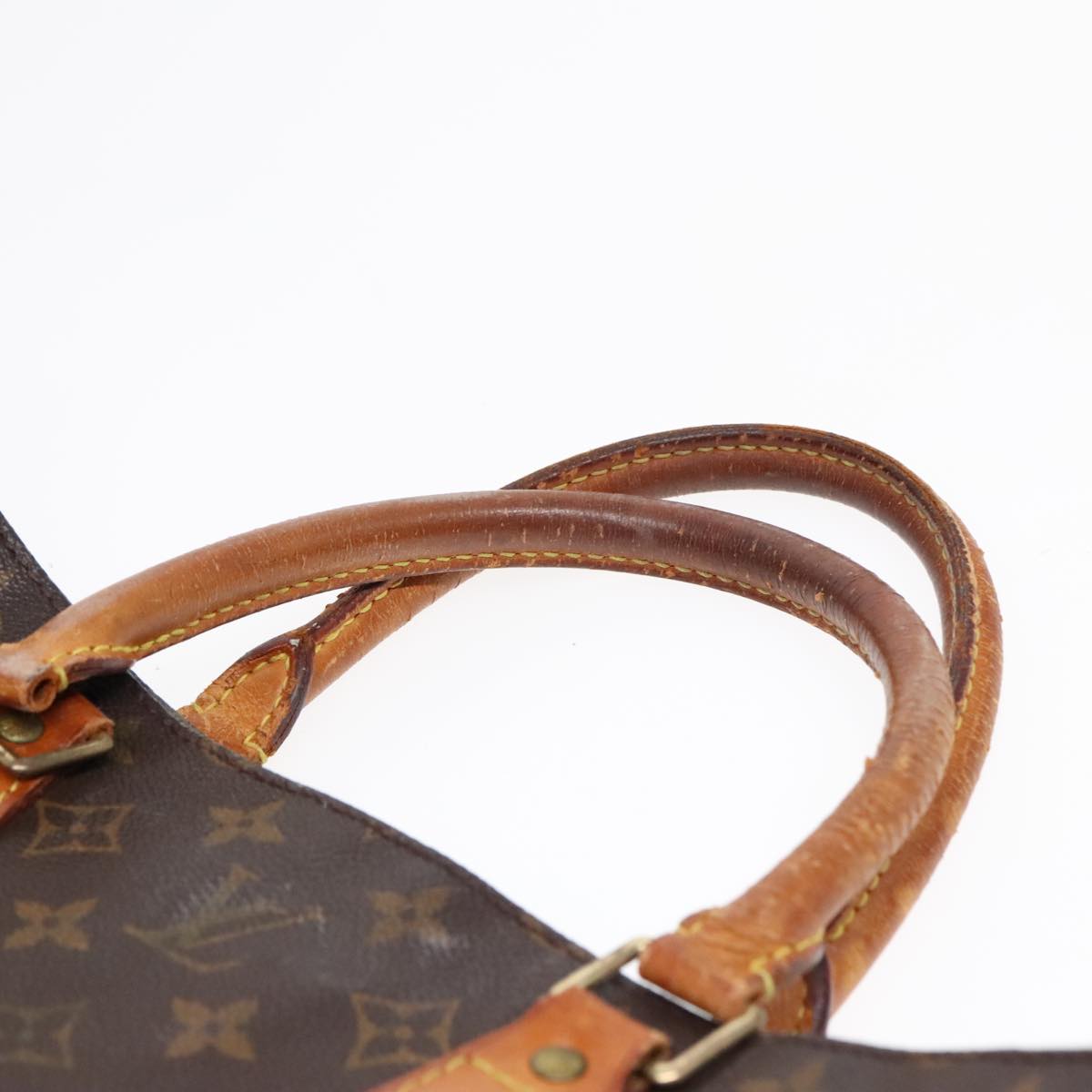 LOUIS VUITTON Monogram Sac Plat Hand Bag M51140 LV Auth am6851