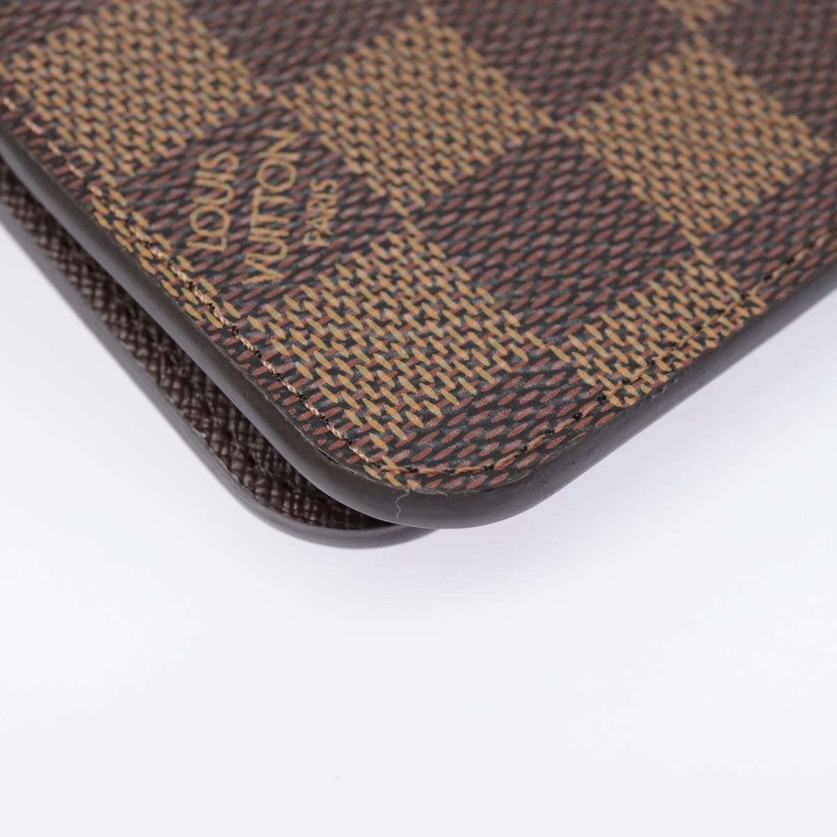 LOUIS VUITTON Damier Ebene Agenda Bureau Day Planner Cover R21065 Auth am6852V