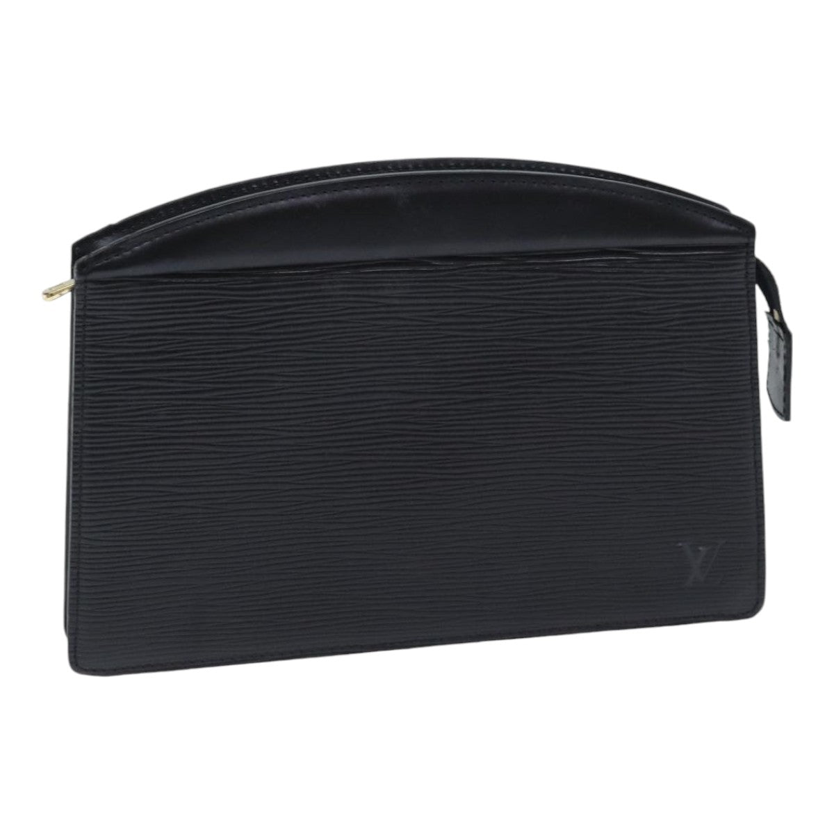 LOUIS VUITTON Epi Trousse Crete Pouch Black M48402 LV Auth am6854