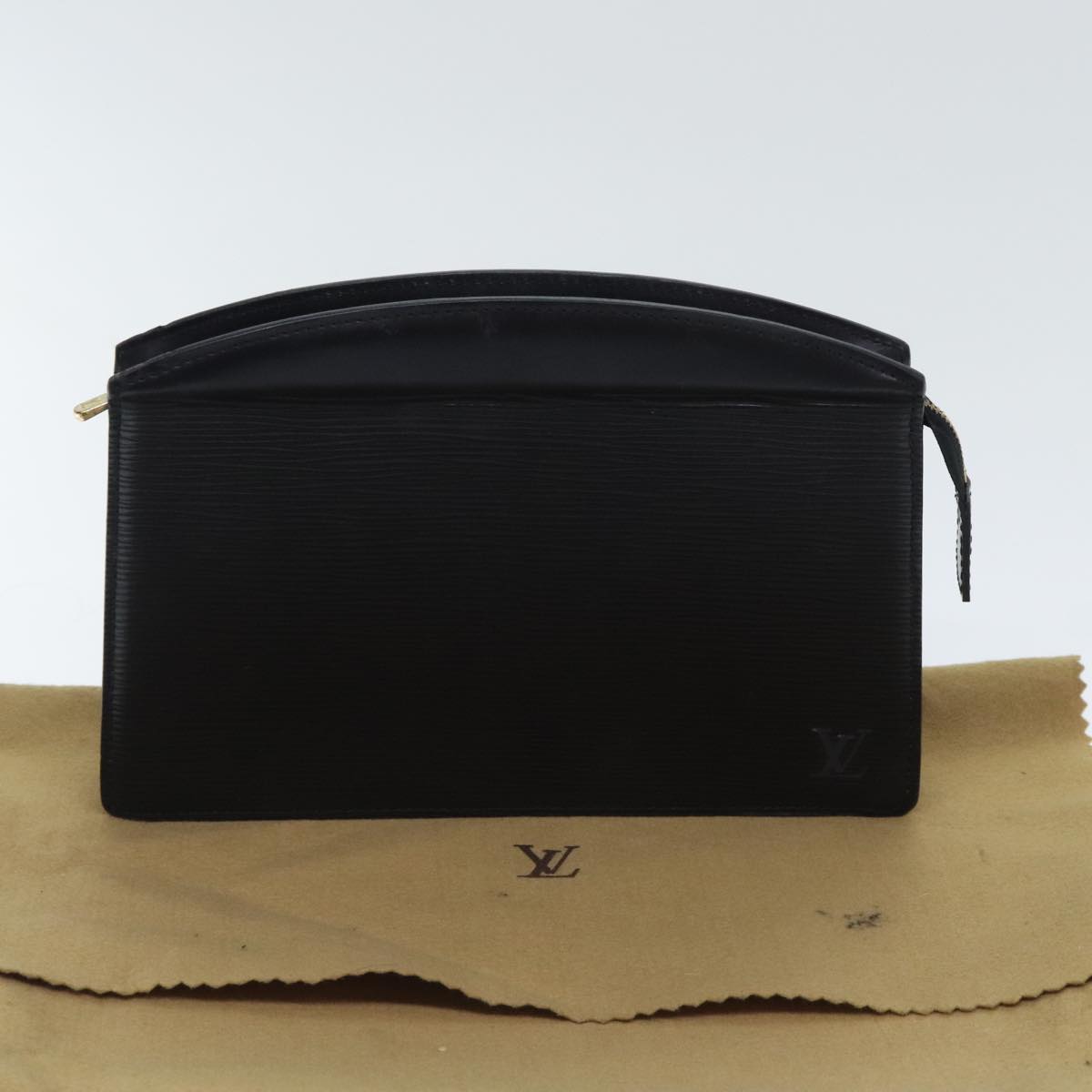 LOUIS VUITTON Epi Trousse Crete Pouch Black M48402 LV Auth am6854