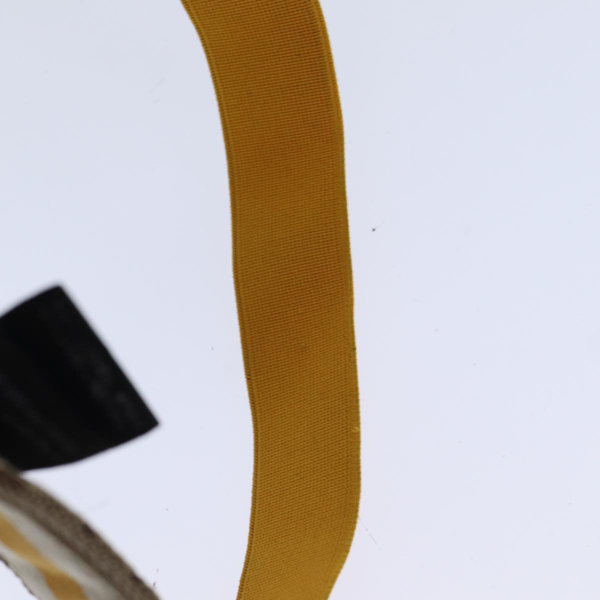 GUCCI GG Canvas Sherry Line Sun Visor M Beige Yellow Auth am6871