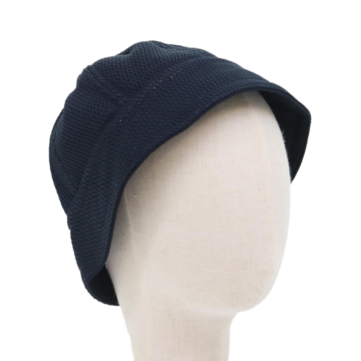 CHANEL Sports Line Hat cotton Black CC Auth am6872