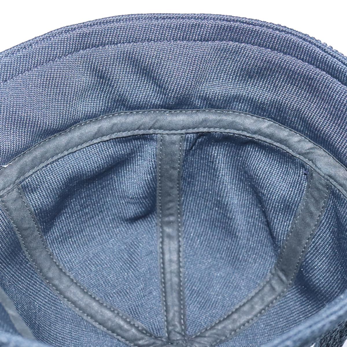 CHANEL Sports Line Hat cotton Black CC Auth am6872V