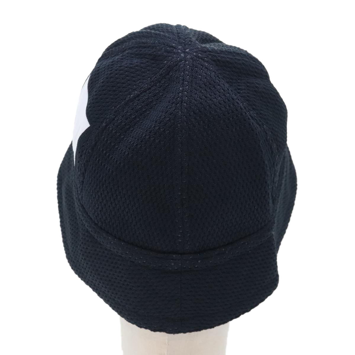 CHANEL Sports Line Hat cotton Black CC Auth am6872V
