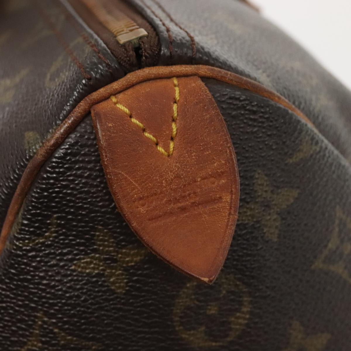 LOUIS VUITTON Monogram Speedy 30 Hand Bag M41526 LV Auth am6918