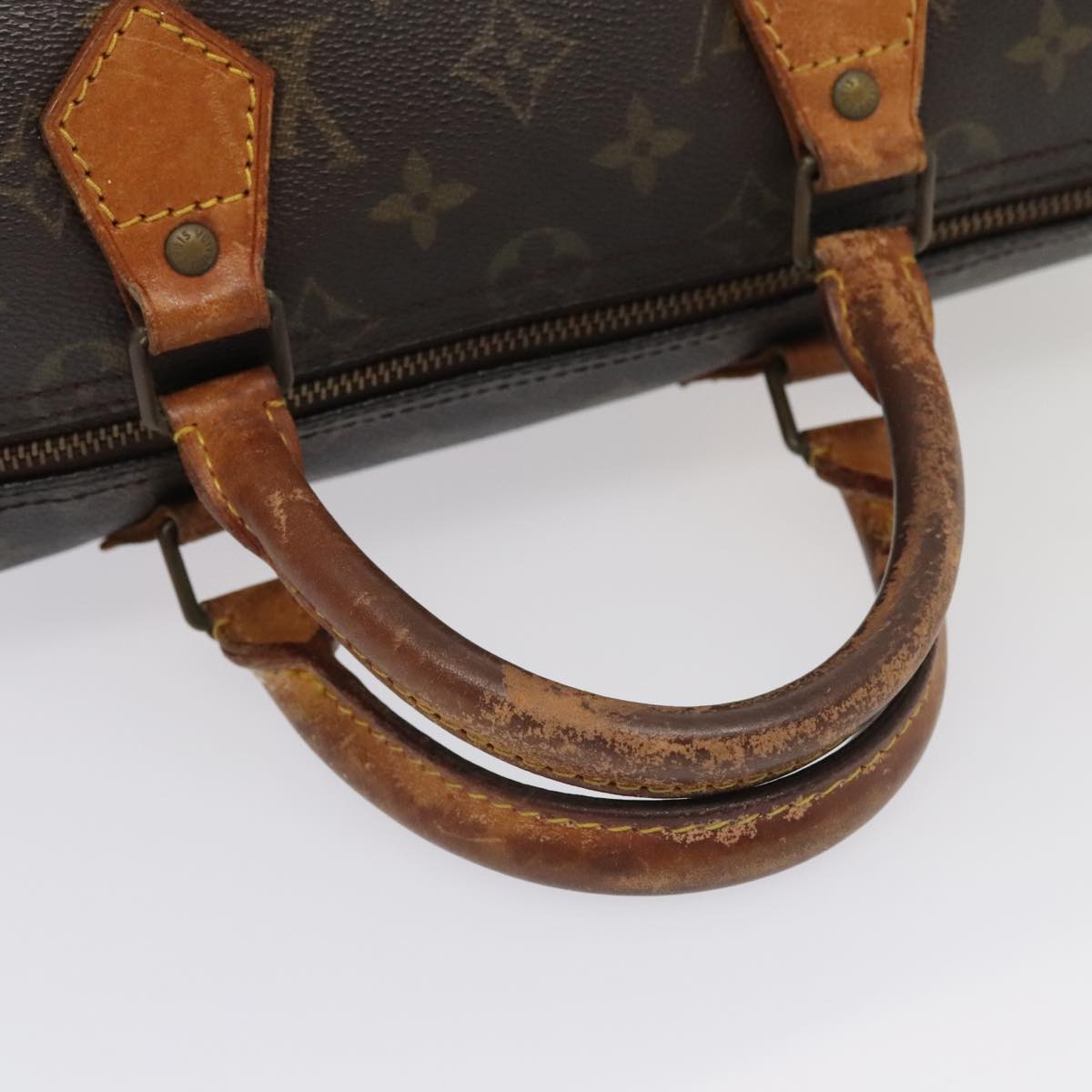 LOUIS VUITTON Monogram Speedy 30 Hand Bag M41526 LV Auth am6918