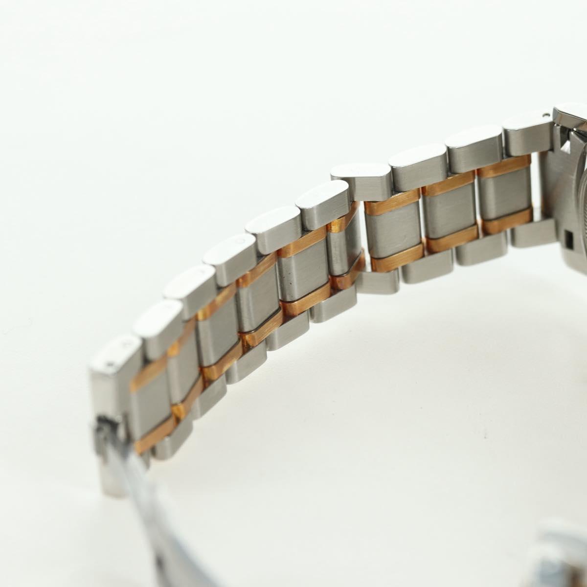 PERRELET Double Rotor Watch Two Tone Design No 45 Stainless Auth am6930SM