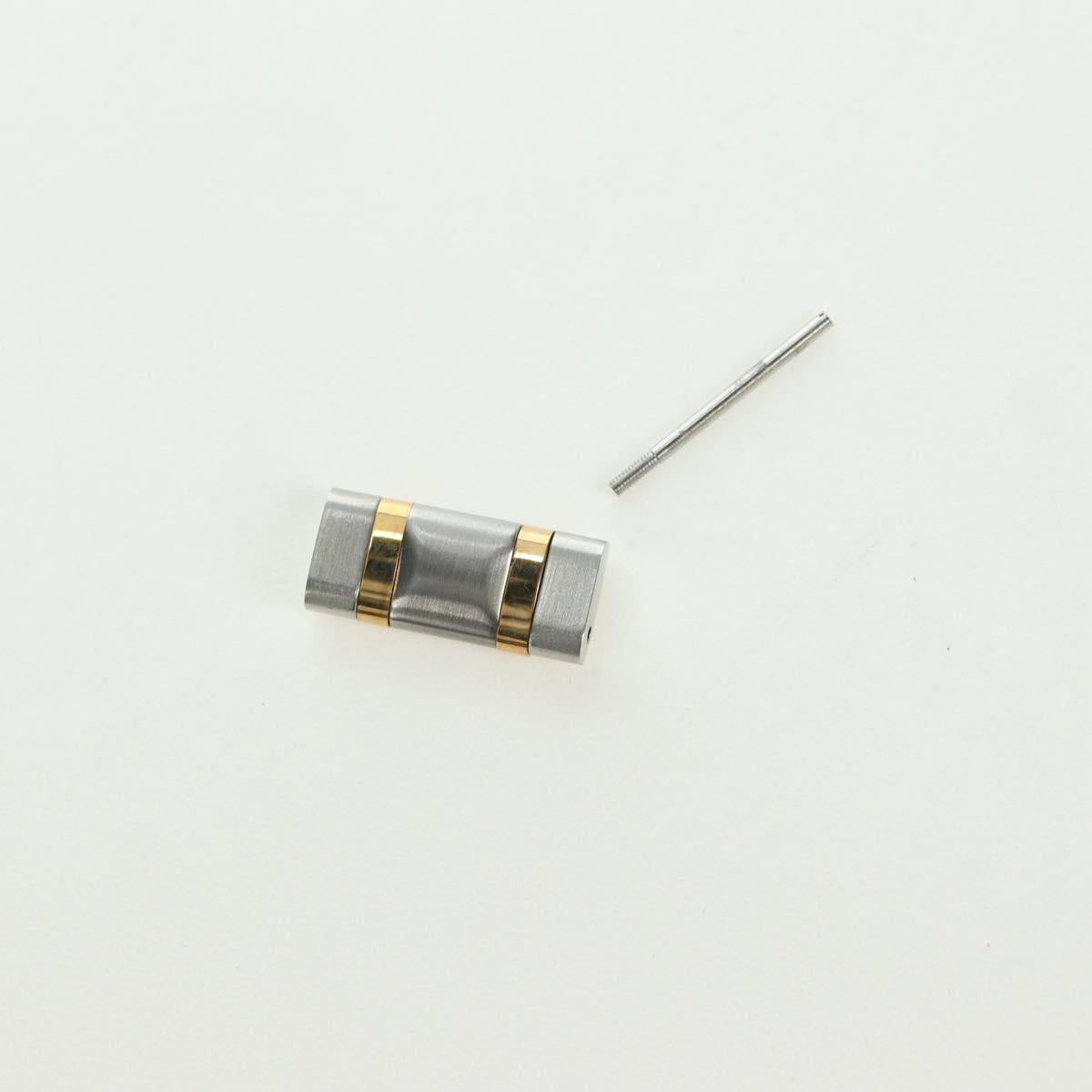 PERRELET Double Rotor Watch Two Tone Design No 45 Stainless Auth am6930SM
