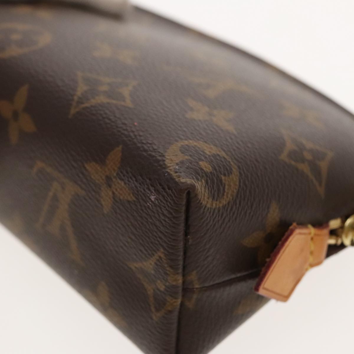 LOUIS VUITTON Monogram Pochette Cosmetic PM Cosmetic Pouch M47515 LV Auth am7047