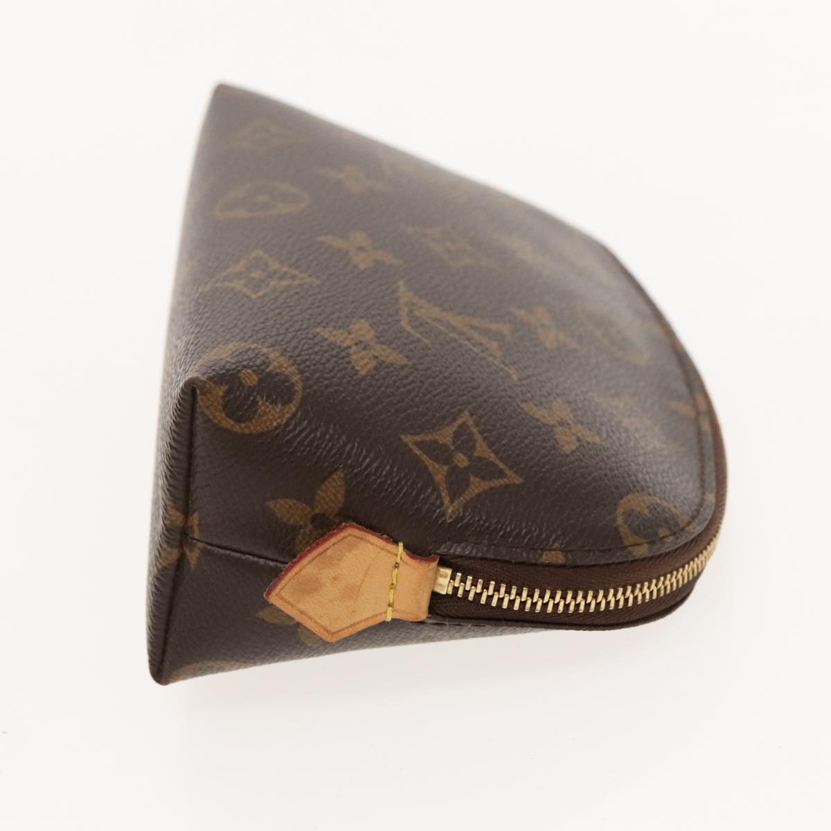 LOUIS VUITTON Monogram Pochette Cosmetic PM Cosmetic Pouch M47515 LV Auth am7047