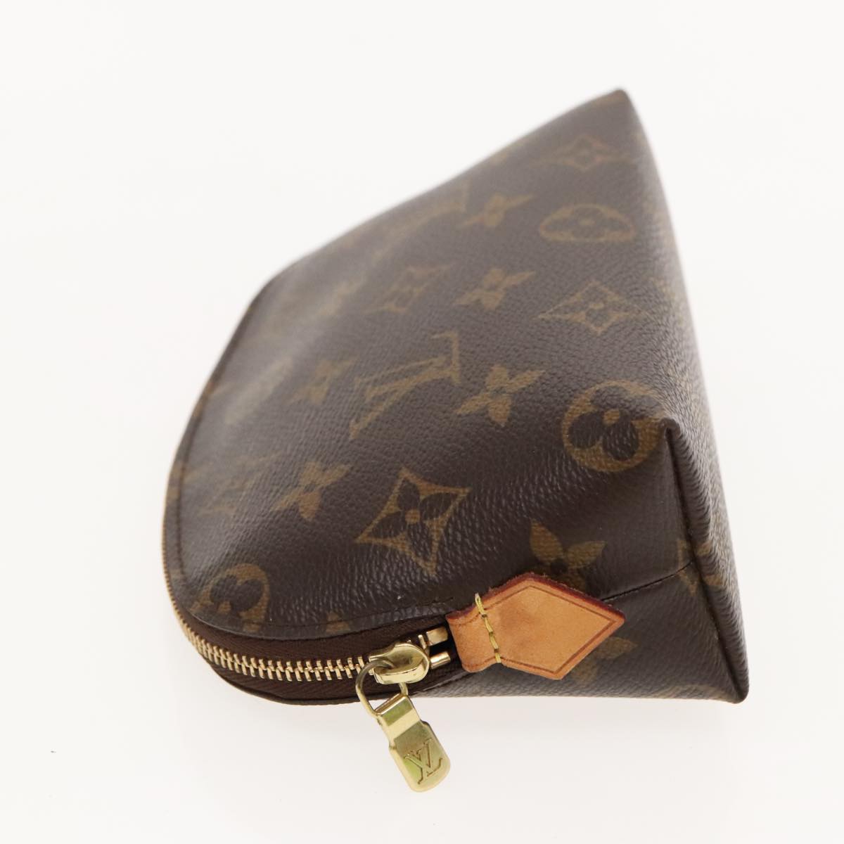 LOUIS VUITTON Monogram Pochette Cosmetic PM Cosmetic Pouch M47515 LV Auth am7047