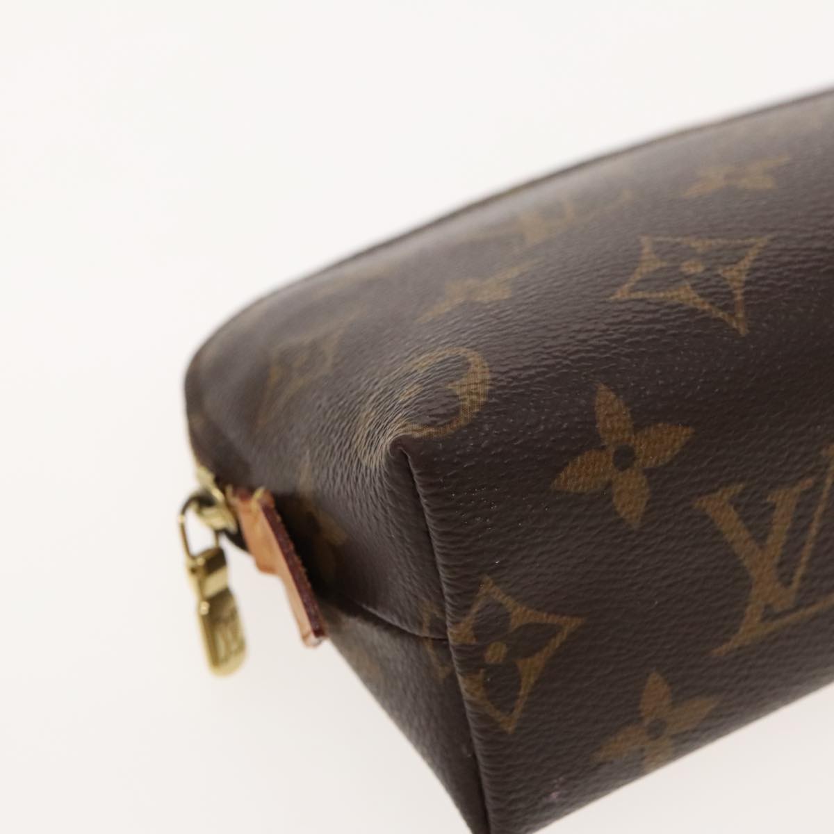 LOUIS VUITTON Monogram Pochette Cosmetic PM Cosmetic Pouch M47515 LV Auth am7047