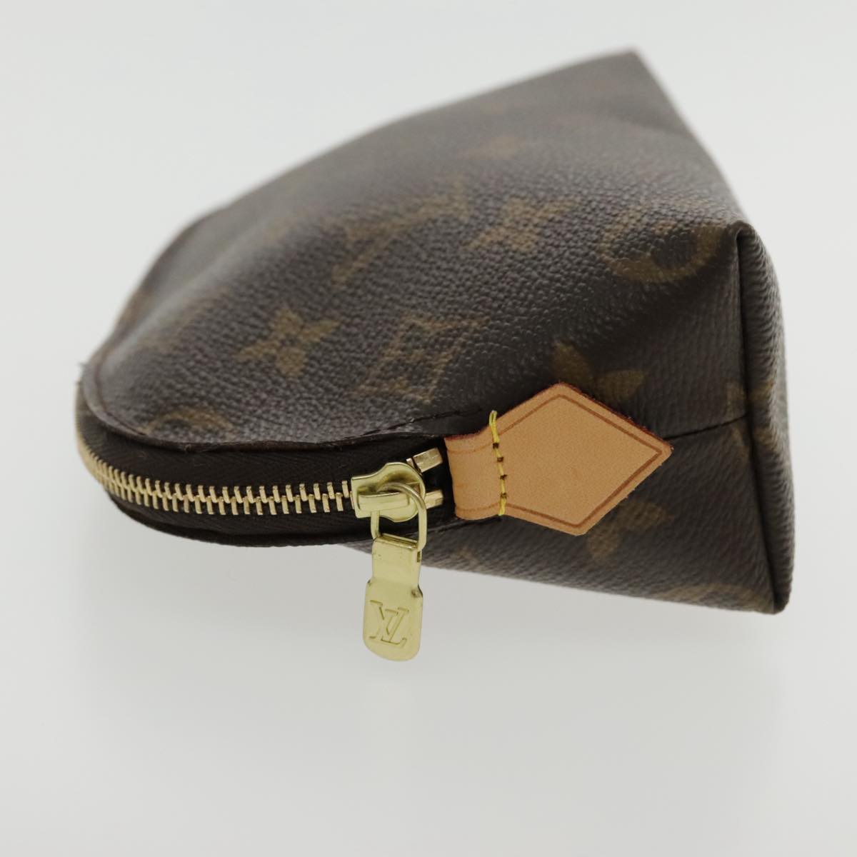 LOUIS VUITTON Monogram Pochette Cosmetic PM Cosmetic Pouch M47515 LV Auth am7054