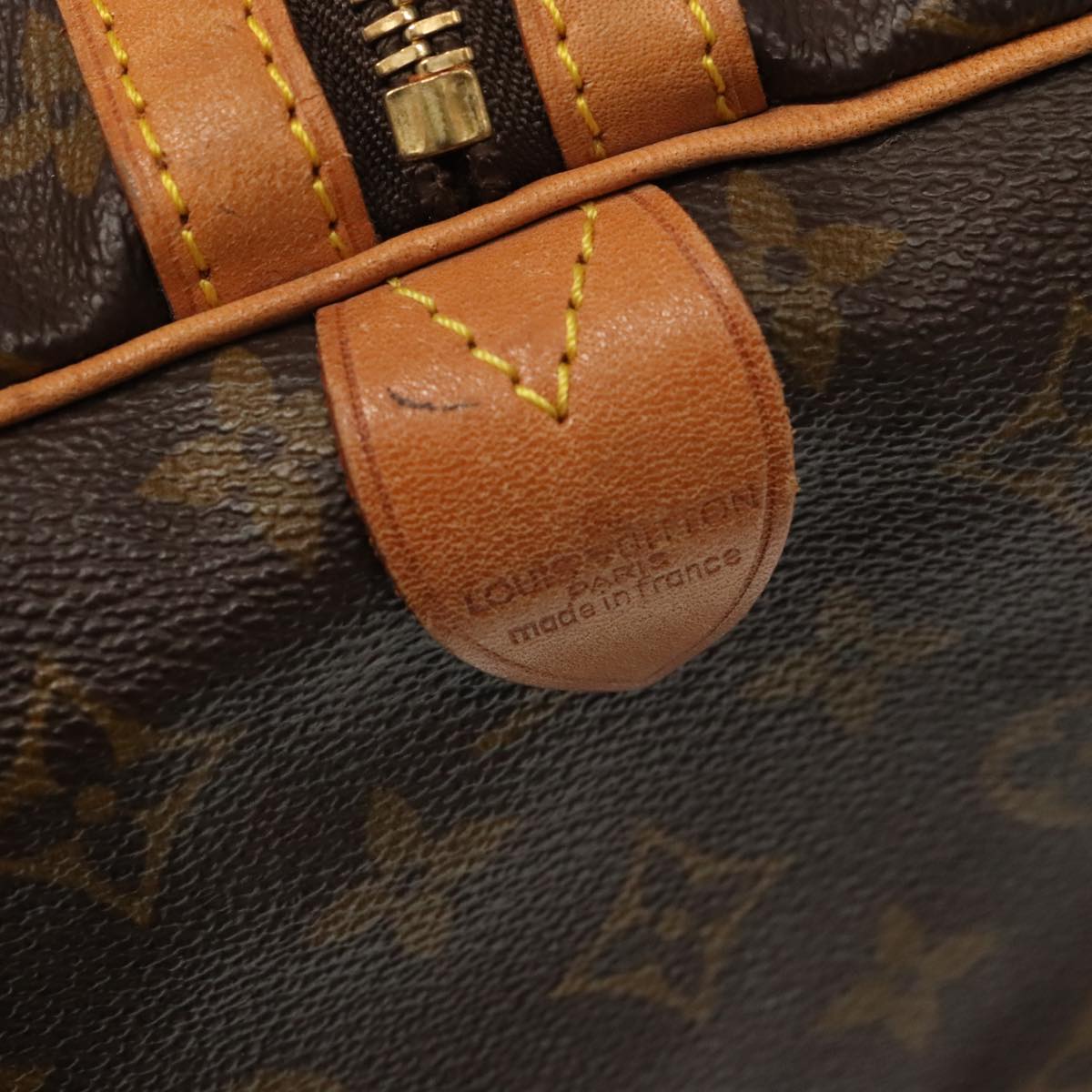 LOUIS VUITTON Monogram Sac Souple 55 Boston Bag M41622 LV Auth am7114