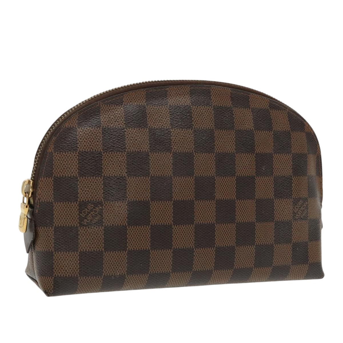 LOUIS VUITTON Damier Ebene Pochette Cosmetic GM Pouch N23345 LV Auth am7183