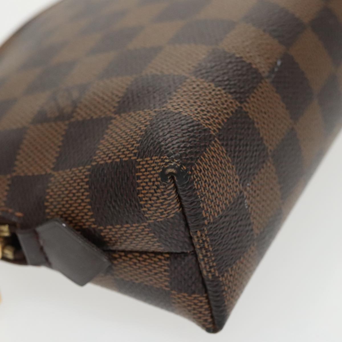 LOUIS VUITTON Damier Ebene Pochette Cosmetic GM Pouch N23345 LV Auth am7183