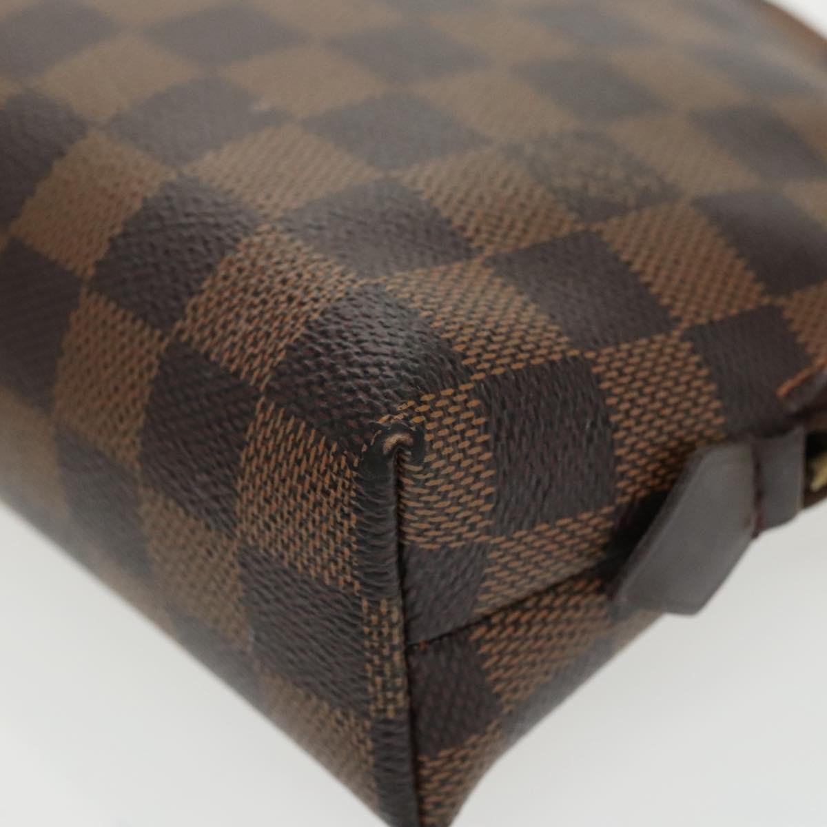 LOUIS VUITTON Damier Ebene Pochette Cosmetic GM Pouch N23345 LV Auth am7183