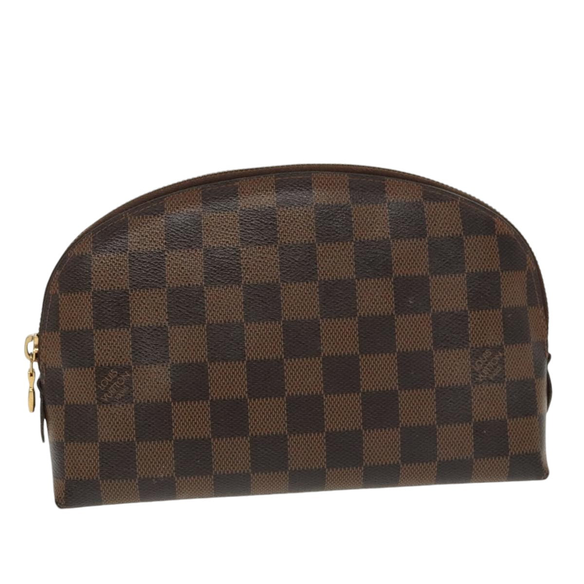 LOUIS VUITTON Damier Ebene Pochette Cosmetic GM Pouch N23345 LV Auth am7183