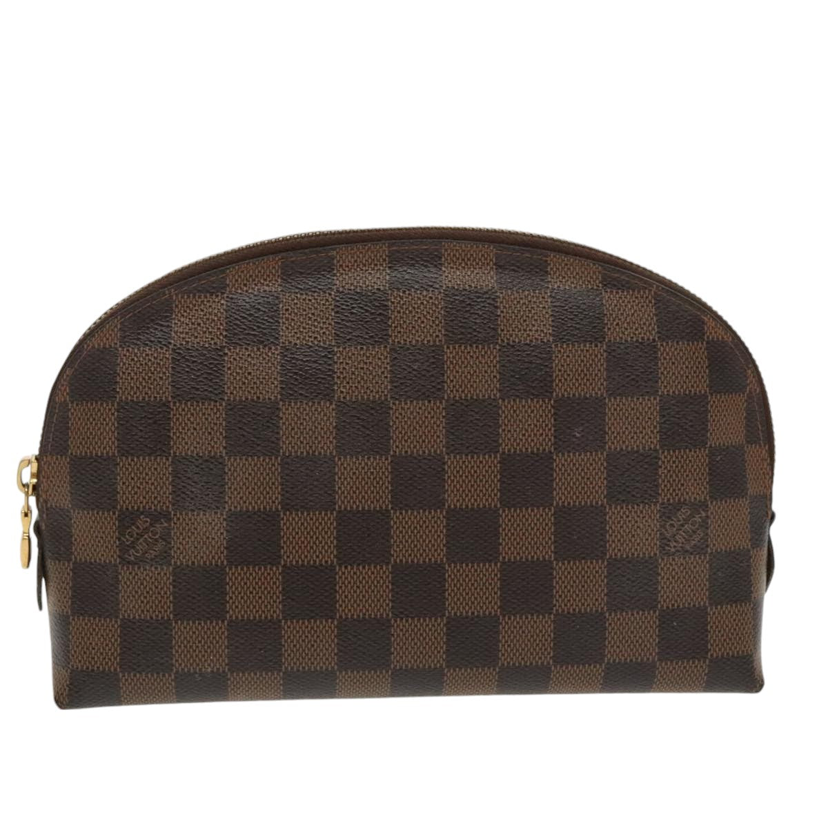 LOUIS VUITTON Damier Ebene Pochette Cosmetic GM Pouch N23345 LV Auth am7183