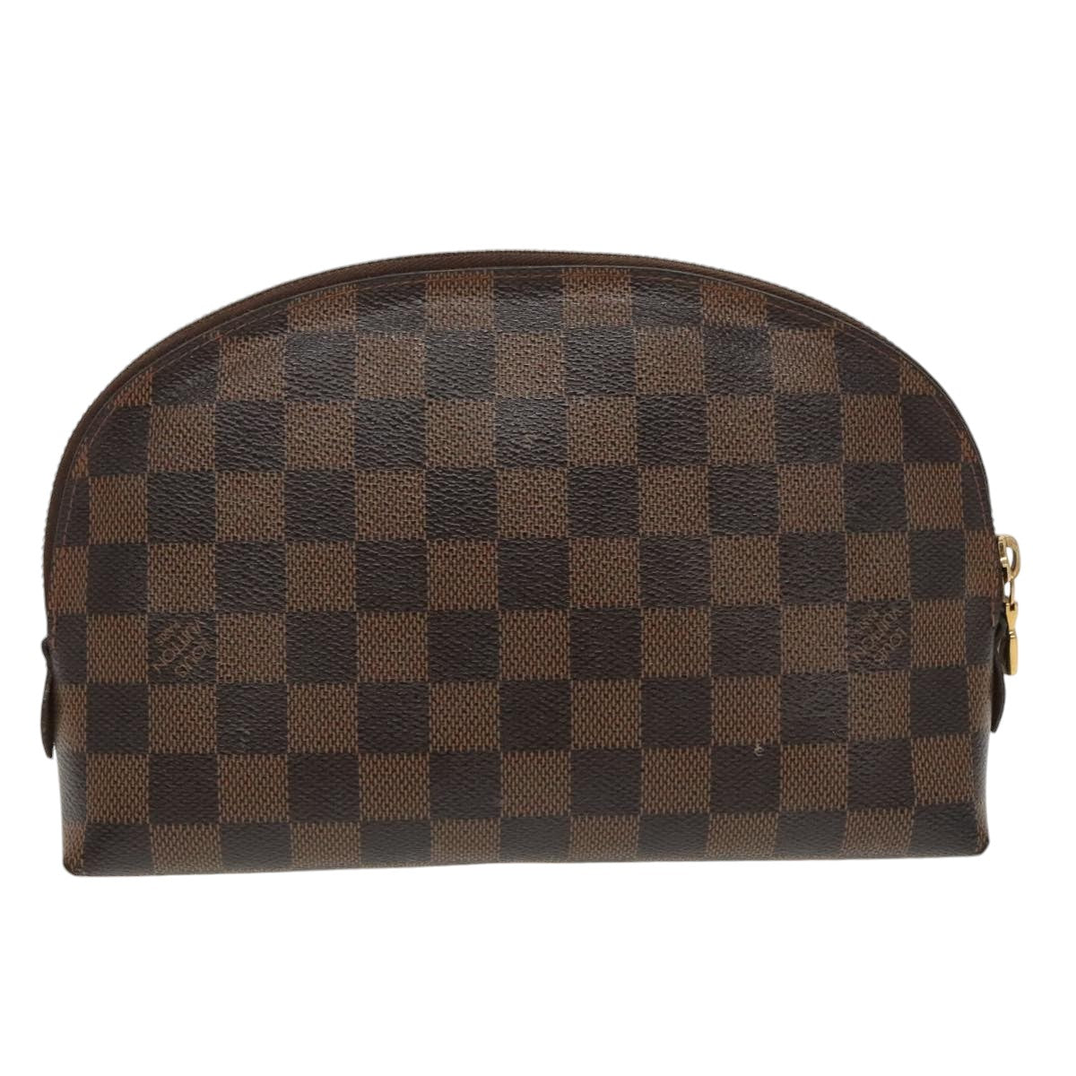 LOUIS VUITTON Damier Ebene Pochette Cosmetic GM Pouch N23345 LV Auth am7183