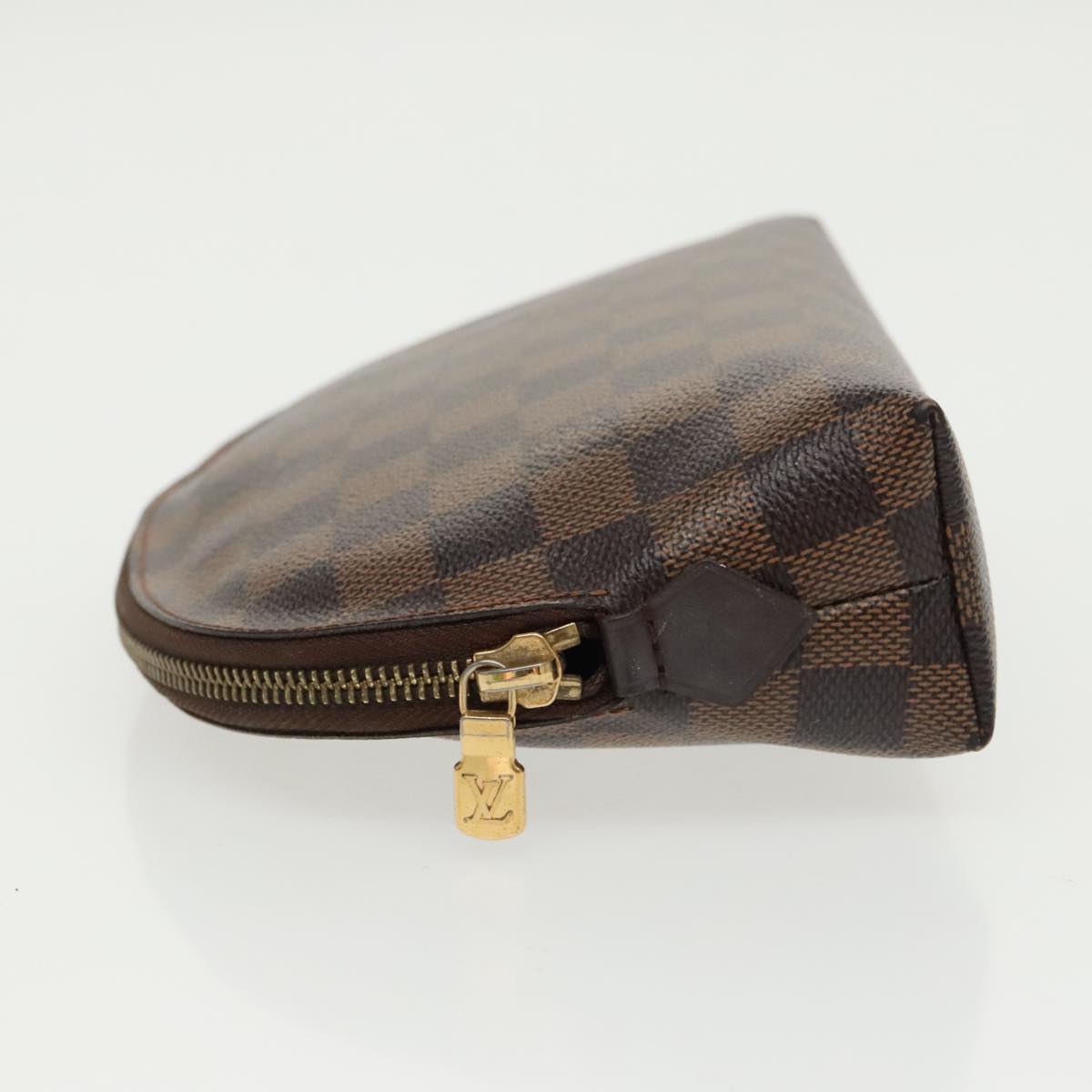 LOUIS VUITTON Damier Ebene Pochette Cosmetic GM Pouch N23345 LV Auth am7183