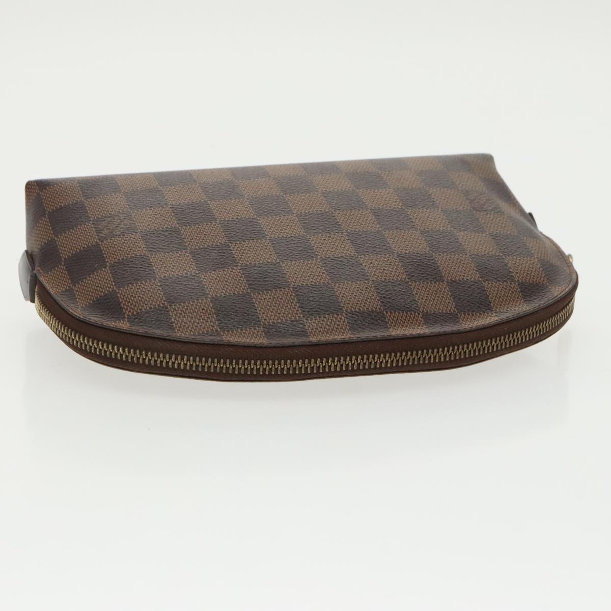 LOUIS VUITTON Damier Ebene Pochette Cosmetic GM Pouch N23345 LV Auth am7183