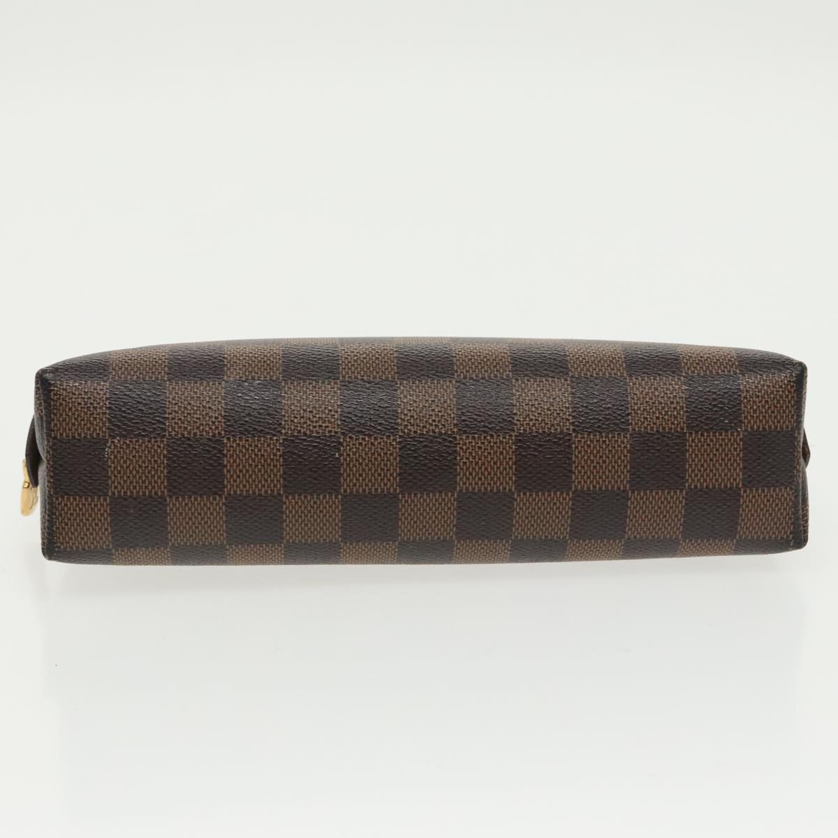 LOUIS VUITTON Damier Ebene Pochette Cosmetic GM Pouch N23345 LV Auth am7183