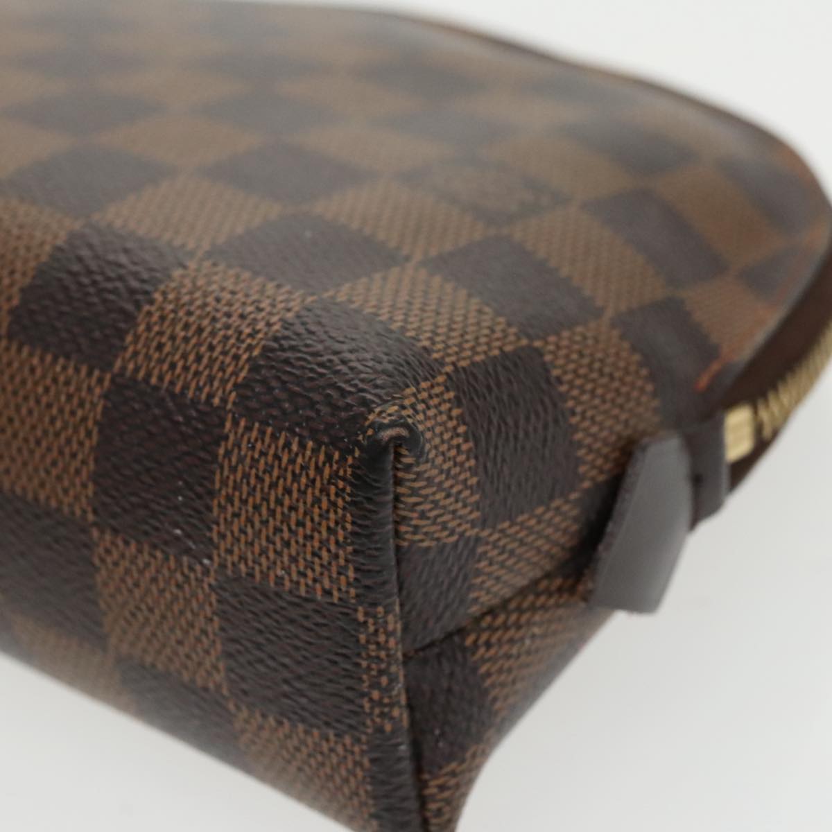 LOUIS VUITTON Damier Ebene Pochette Cosmetic GM Pouch N23345 LV Auth am7183