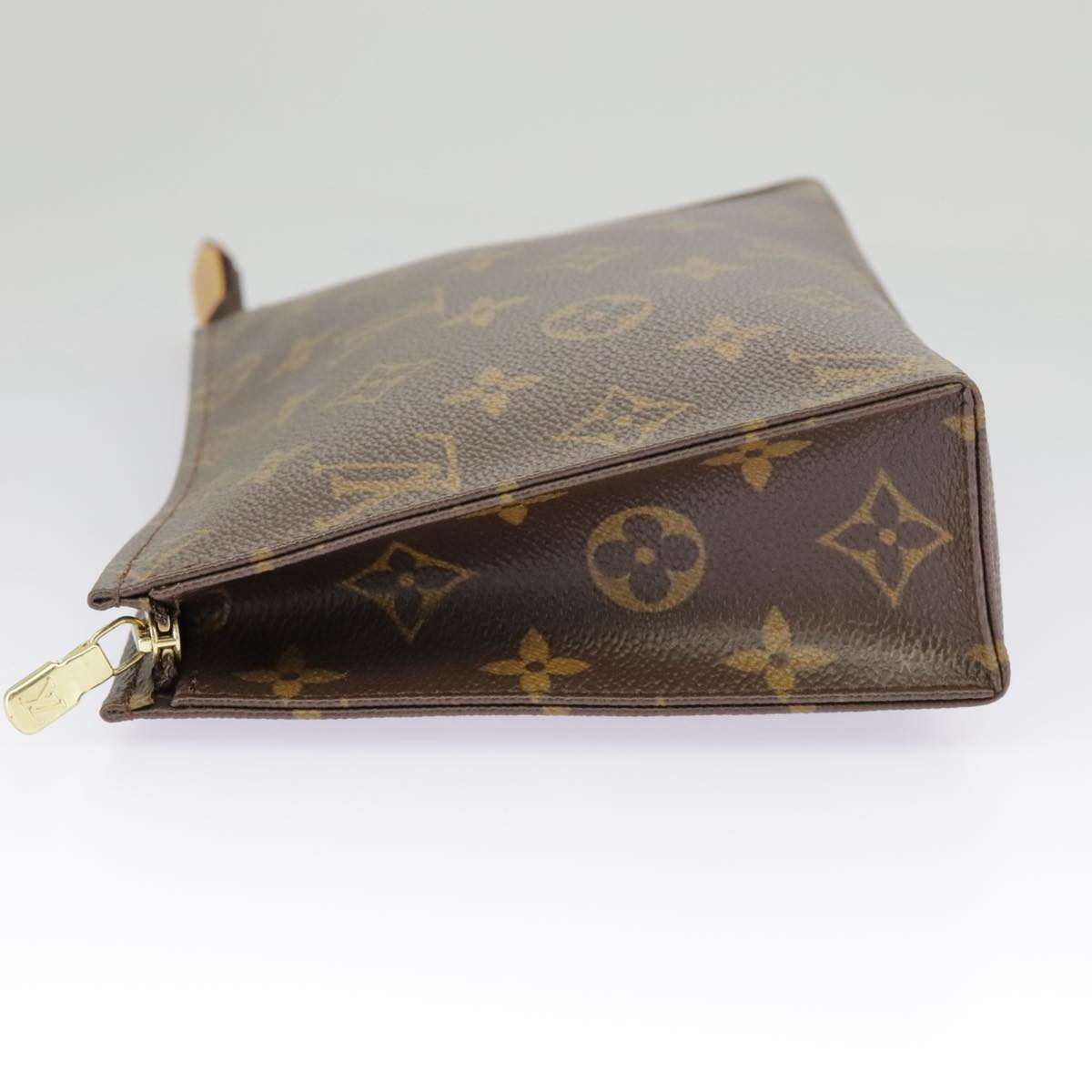 LOUIS VUITTON Monogram Poche Toilette 19 Pouch M47544 LV Auth am7205