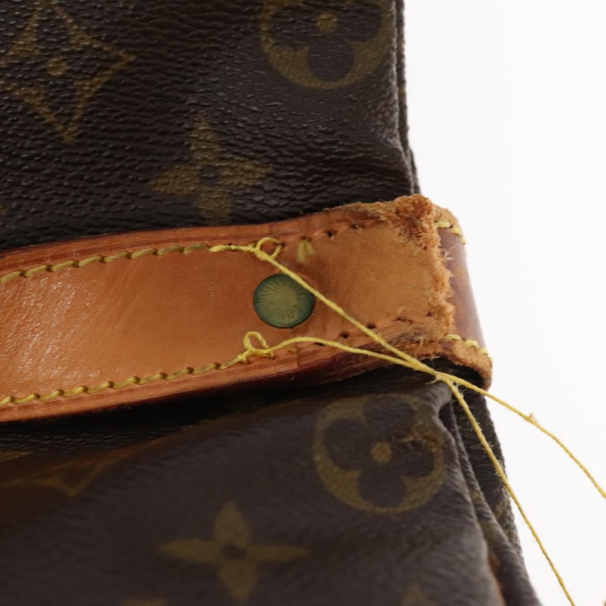 LOUIS VUITTON Monogram Saumur 35 Shoulder Bag M42254 LV Auth am7208