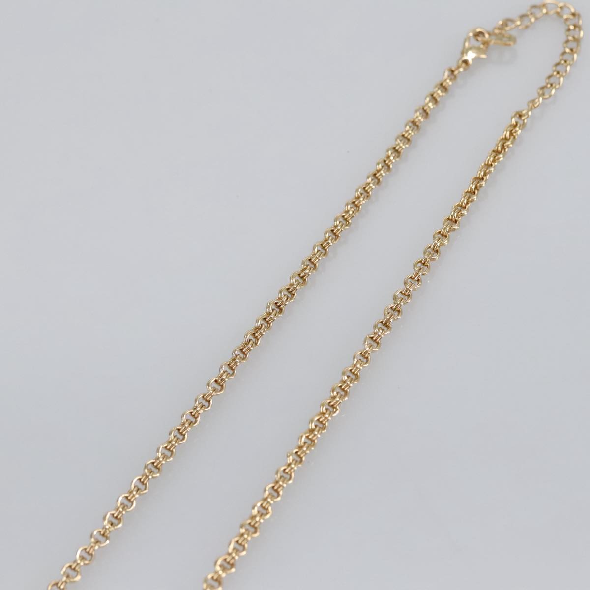 Christian Dior Necklace metal Gold Auth am7225