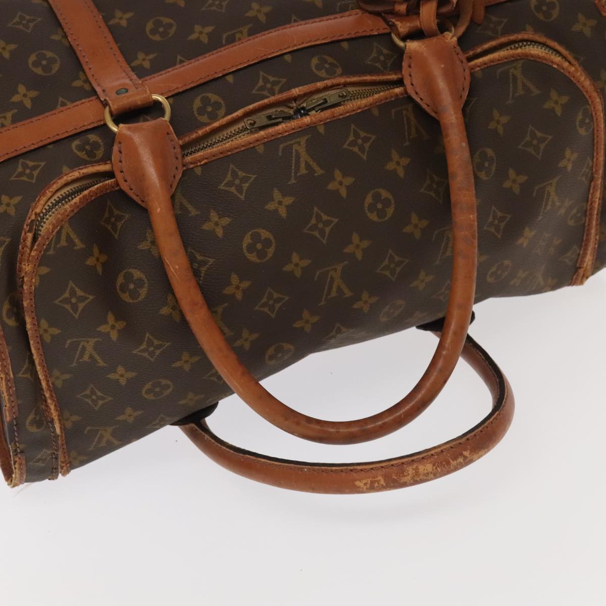 LOUIS VUITTON Monogram Sac Chassour 45 Boston Bag Vintage M41922 LV Auth am7259