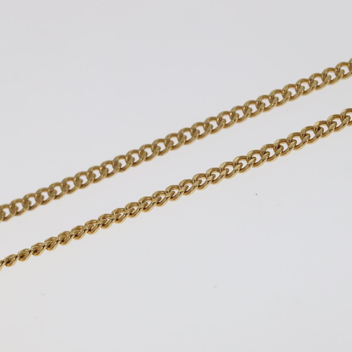 Christian Dior Necklace metal Gold Auth am7262